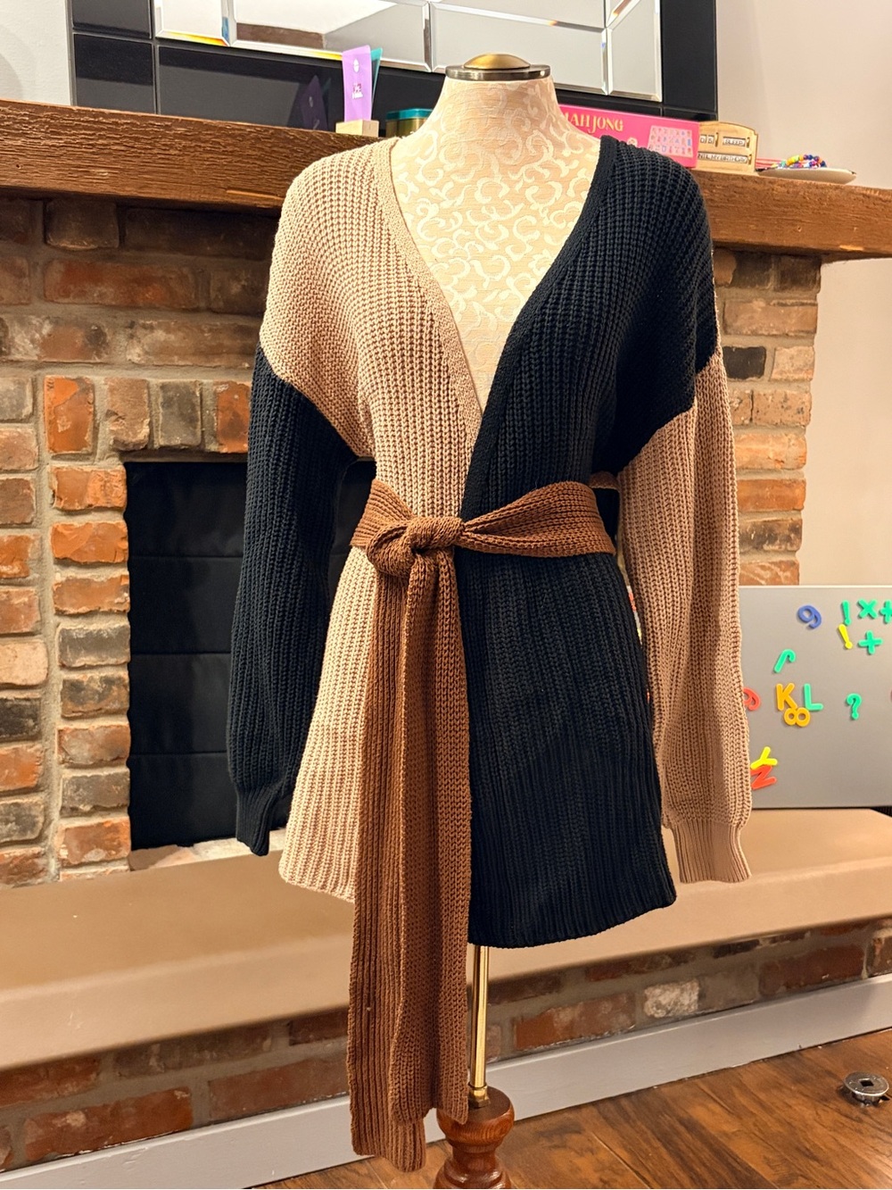 Color Block Cardigan - Picture 4 of 7